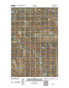 Richey NW Montana Historical topographic map, 1:24000 scale, 7.5 X 7.5 Minute, Year 2011