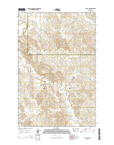 Richey NW Montana Current topographic map, 1:24000 scale, 7.5 X 7.5 Minute, Year 2014