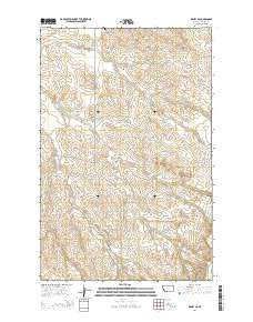 Richey SE Montana Current topographic map, 1:24000 scale, 7.5 X 7.5 Minute, Year 2014