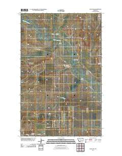 Richland Montana Historical topographic map, 1:24000 scale, 7.5 X 7.5 Minute, Year 2011