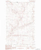Richmond Reservoir NW Montana Historical topographic map, 1:24000 scale, 7.5 X 7.5 Minute, Year 1984