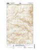 Richmond Reservoir NE Montana Current topographic map, 1:24000 scale, 7.5 X 7.5 Minute, Year 2014