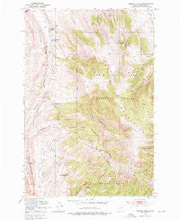 Rimrock Divide Montana Historical topographic map, 1:24000 scale, 7.5 X 7.5 Minute, Year 1951