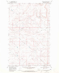 Rimrock Ranch Montana Historical topographic map, 1:24000 scale, 7.5 X 7.5 Minute, Year 1968