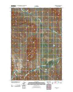 Ringling Montana Historical topographic map, 1:24000 scale, 7.5 X 7.5 Minute, Year 2011