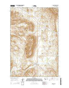 Ringling Montana Current topographic map, 1:24000 scale, 7.5 X 7.5 Minute, Year 2014