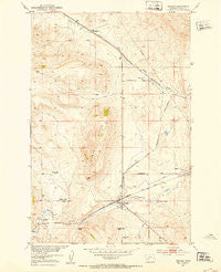 Ringling Montana Historical topographic map, 1:24000 scale, 7.5 X 7.5 Minute, Year 1951