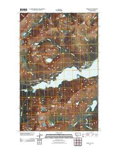 Rising Sun Montana Historical topographic map, 1:24000 scale, 7.5 X 7.5 Minute, Year 2011