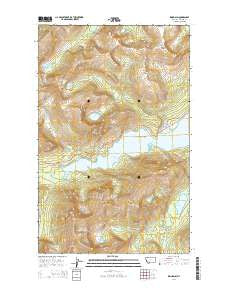 Rising Sun Montana Current topographic map, 1:24000 scale, 7.5 X 7.5 Minute, Year 2014