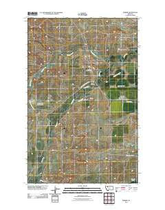 Robere Montana Historical topographic map, 1:24000 scale, 7.5 X 7.5 Minute, Year 2011