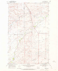 Robere Montana Historical topographic map, 1:24000 scale, 7.5 X 7.5 Minute, Year 1968