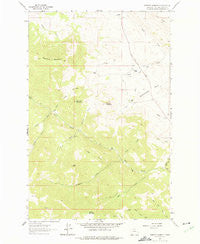 Roberts Mountain Montana Historical topographic map, 1:24000 scale, 7.5 X 7.5 Minute, Year 1961