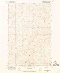 Robertson School Montana Historical topographic map, 1:24000 scale, 7.5 X 7.5 Minute, Year 1965