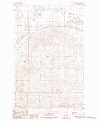 Robinson Ranch Montana Historical topographic map, 1:24000 scale, 7.5 X 7.5 Minute, Year 1984
