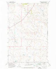 Robinson School Montana Historical topographic map, 1:24000 scale, 7.5 X 7.5 Minute, Year 1971