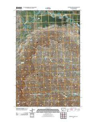 Robinson Ranch Montana Historical topographic map, 1:24000 scale, 7.5 X 7.5 Minute, Year 2011
