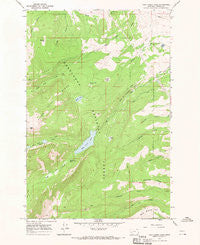 Rock Creek Lake Montana Historical topographic map, 1:24000 scale, 7.5 X 7.5 Minute, Year 1967