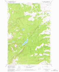 Rock Creek Lake Montana Historical topographic map, 1:24000 scale, 7.5 X 7.5 Minute, Year 1967
