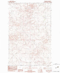 Rock Creek Montana Historical topographic map, 1:24000 scale, 7.5 X 7.5 Minute, Year 1983