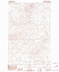 Rock Creek Montana Historical topographic map, 1:24000 scale, 7.5 X 7.5 Minute, Year 1983