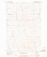 Rock Springs School Montana Historical topographic map, 1:24000 scale, 7.5 X 7.5 Minute, Year 1965