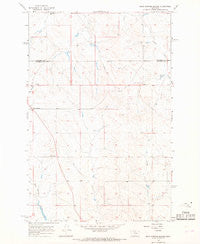 Rock Springs School Montana Historical topographic map, 1:24000 scale, 7.5 X 7.5 Minute, Year 1965