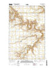 Rock City Montana Current topographic map, 1:24000 scale, 7.5 X 7.5 Minute, Year 2014