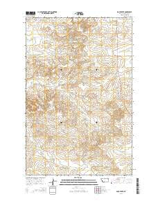 Rock Creek Montana Current topographic map, 1:24000 scale, 7.5 X 7.5 Minute, Year 2014