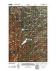 Rock Creek Lake Montana Historical topographic map, 1:24000 scale, 7.5 X 7.5 Minute, Year 2011