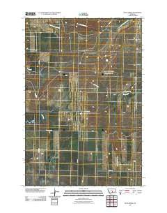 Rock Spring Montana Historical topographic map, 1:24000 scale, 7.5 X 7.5 Minute, Year 2011