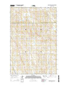 Rock Springs School Montana Current topographic map, 1:24000 scale, 7.5 X 7.5 Minute, Year 2014