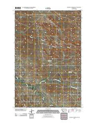 Rocking Chair Butte Montana Historical topographic map, 1:24000 scale, 7.5 X 7.5 Minute, Year 2011