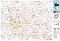 Rocky Boy Montana Historical topographic map, 1:100000 scale, 30 X 60 Minute, Year 1993