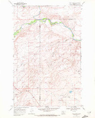 Rocky Ridge Montana Historical topographic map, 1:24000 scale, 7.5 X 7.5 Minute, Year 1968