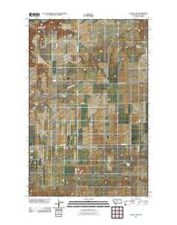 Rocky Lake Montana Historical topographic map, 1:24000 scale, 7.5 X 7.5 Minute, Year 2011