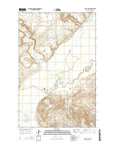 Rocky Point Montana Current topographic map, 1:24000 scale, 7.5 X 7.5 Minute, Year 2014