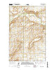 Rocky Ridge Montana Current topographic map, 1:24000 scale, 7.5 X 7.5 Minute, Year 2014