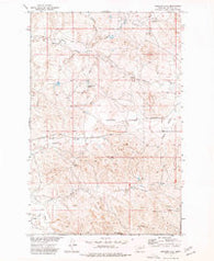 Rodgers Hall Montana Historical topographic map, 1:24000 scale, 7.5 X 7.5 Minute, Year 1973