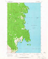 Rollins Montana Historical topographic map, 1:24000 scale, 7.5 X 7.5 Minute, Year 1964
