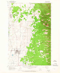 Ronan Montana Historical topographic map, 1:24000 scale, 7.5 X 7.5 Minute, Year 1964