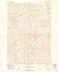 Roscoe NE Montana Historical topographic map, 1:24000 scale, 7.5 X 7.5 Minute, Year 1956
