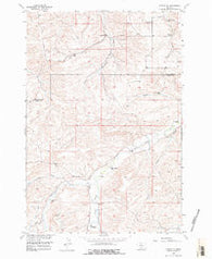 Roscoe NE Montana Historical topographic map, 1:24000 scale, 7.5 X 7.5 Minute, Year 1956