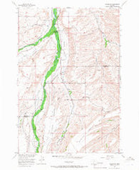 Roscoe NW Montana Historical topographic map, 1:24000 scale, 7.5 X 7.5 Minute, Year 1956