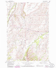 Roscoe Montana Historical topographic map, 1:24000 scale, 7.5 X 7.5 Minute, Year 1956
