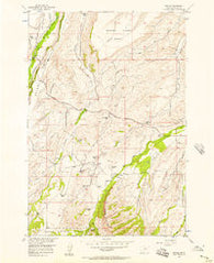 Roscoe Montana Historical topographic map, 1:24000 scale, 7.5 X 7.5 Minute, Year 1956