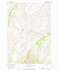Roscoe Montana Historical topographic map, 1:24000 scale, 7.5 X 7.5 Minute, Year 1956