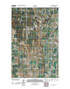 Rose Crossing Montana Historical topographic map, 1:24000 scale, 7.5 X 7.5 Minute, Year 2011