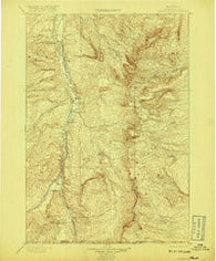 Rosebud Montana Historical topographic map, 1:125000 scale, 30 X 30 Minute, Year 1901