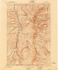 Rosebud Montana Historical topographic map, 1:125000 scale, 30 X 30 Minute, Year 1901