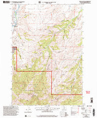 Ross Canyon Montana Historical topographic map, 1:24000 scale, 7.5 X 7.5 Minute, Year 2000